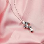PELOVNY Urn Necklace for Ashes Tree of Life Rose Viking Music Butterfly Guitar Hummingbird Dragonfly Angel Wing Cremation Urn Pendant Necklaces S925 Sterling Silver Keepsake Memorial Remains Pendant for Women - Image 4